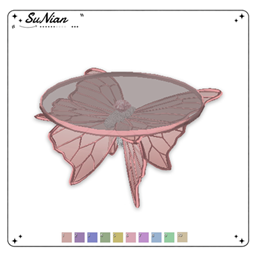 [Butterfly Shimmer]coffee table logo