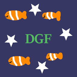 De Glade Fiskere logo