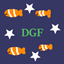 De Glade Fiskere logo
