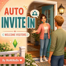 Auto Invite In – Sims Welcome Visitors Automatically logo