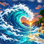 Coastal Waves Fabric Port logo