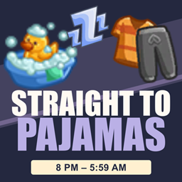 Straight to Pajamas | Automatic Sleepwear After 8 PM logo