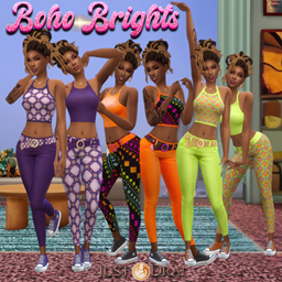 Boho Brights - D4 - Skinny Jeans and Crop Top project image