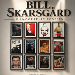 Bill Skarsgård Filmographic Posters project image