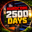 💀 2500 Days Hardcore Survival – Ultimate Minecraft World logo