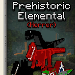 Prehistoric elemental (horror) (dinosaur horror) logo