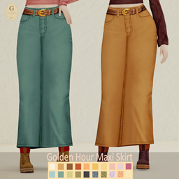 Golden Hour Maxi Skirt project image