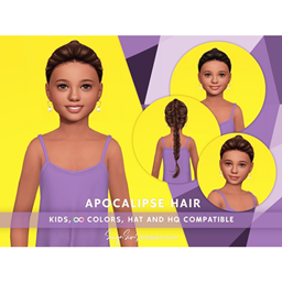 SONYASIMS - Apocalipse Hair  Kids (without bangs/frontal strands) project image