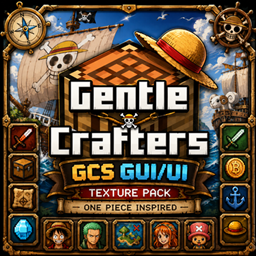One Piece-inspired GUI Texture Pack for Minecraft 1.20 — Textures screenshot