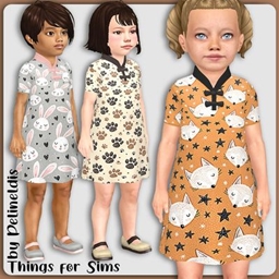 Toddler Girls Cute Animal Dresses project image