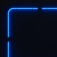 M.K Neon Blue HUD logo