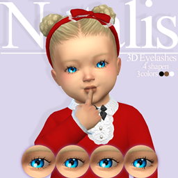 Eyelashes 3D N02 for infantsⁿᵃᵗᵃˡⁱˢ project image