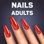 Medium Almond Shiny Nails logo