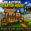 Beautiful Starter Survival House | HARDCORE | Achievements On logo