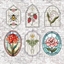Stained Glass Window Sticker 6 Pack No.5 logo