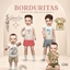 Borduritas ropa superior  de infant  logo
