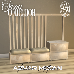 [AZHARMOONN] Siena Entryway Cabinet  Marble & Wood Aesthetic project image