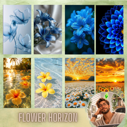 Flower Horizon Canvas Set project image