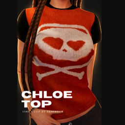 [FenixFoxSims] Chloe Top logo