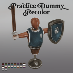 Practice Dummy Recolor logo
