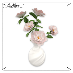 ‘HomeWard‘’Blush Cloud Floral Vase project image