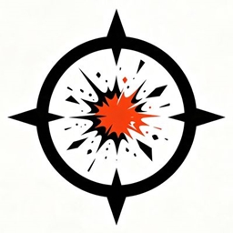 forced explosion damage ring logo