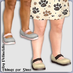 Toddler Girls Solid Mary Janes project image