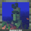 Moai Prismarine King Statue logo