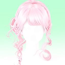 [SUSHI77] S360 Fried Dough Twists semi curl hair on both sides logo