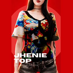 [FenixFoxSims] Jhenie Top logo