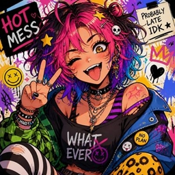 HOT MESS TRAIT | PT-BR logo