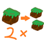 Double block drops (achievement friendly) logo