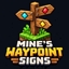 Mine's Waypoint Signs logo