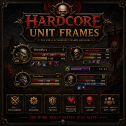 HardcoreUnitFrames project image