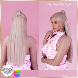PL | Long Half Bun Updo Hairstyle V1 project image