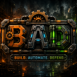 B.A.D. - Build. Automate. Defend. logo