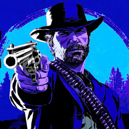 Blue Alive Redeamer 2 (wild west) logo