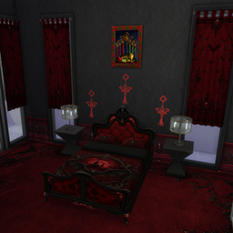 Crimson Nocturne Bedroom Set Full Base Game project image