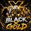 Black X Gold logo
