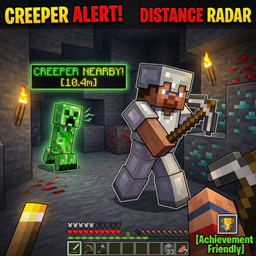 Creeper Warning & Radar Addon [Achievements Friendly] project image