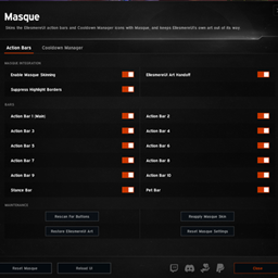 EllesmereUI Masque Support logo