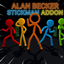 Alan becker stickman.  logo