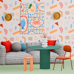Live & Dine Set for Living Room with Sofa, Couch, Chairs and more logo