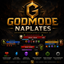 GODMODE Nameplates logo