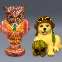 steampunk statues project image