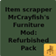Item scrapper MrCrayfish's Furniture Mod: Refurbished Pack logo