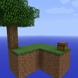 Skyblock Infinite Fall logo
