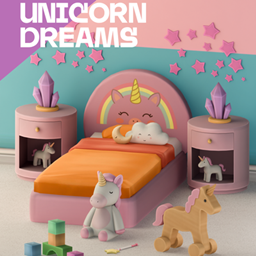 Unicorn Dreams Set - Kids Bedroom logo