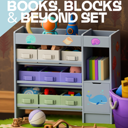 Books, Blocks & Beyond Set - Kids Furniture & Decor project image