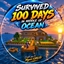 SURVIVED 100 DAYS IN MIDDLE OF OCEAN HARDCORE CHALLENGE  logo